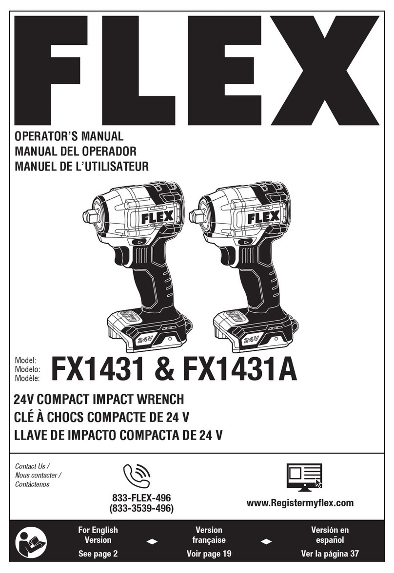 Flex FX1431 Operator's manual