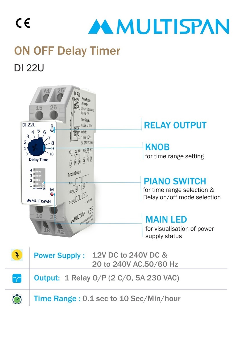 MULTISPAN DI-22U manual