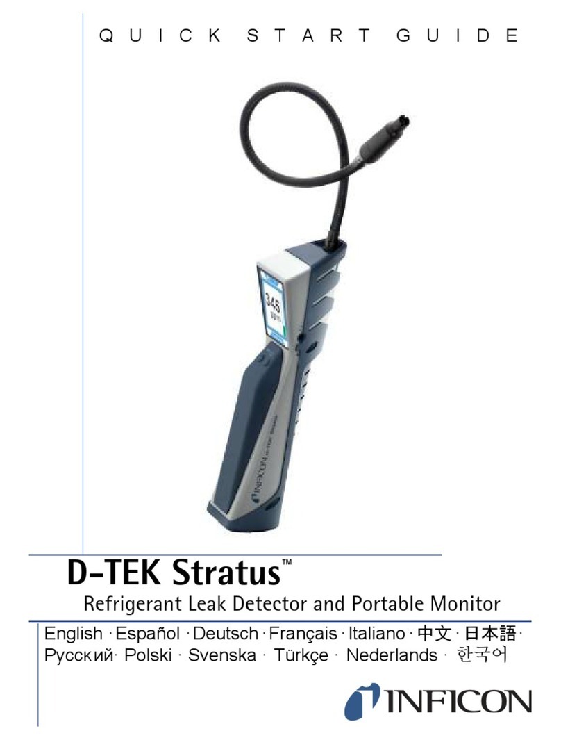 Inficon D-TEK Stratus 724-202-G1 User manual