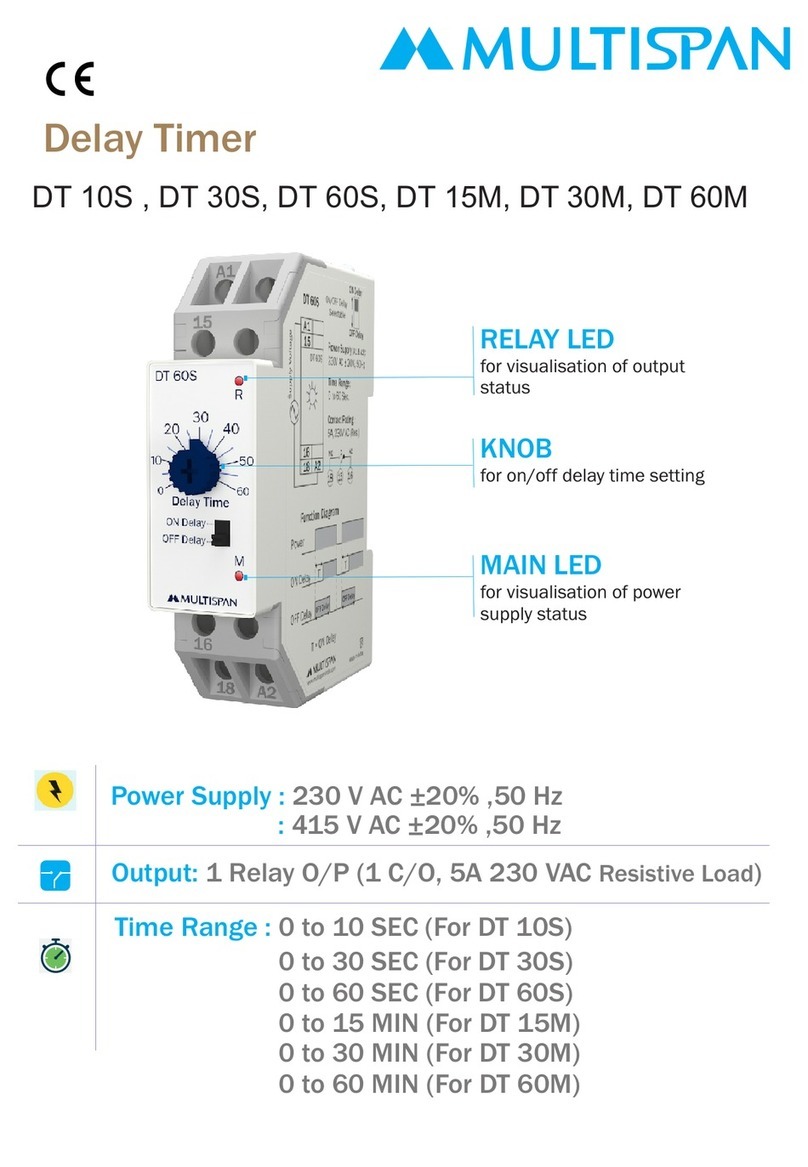 MULTISPAN DT 10S manual