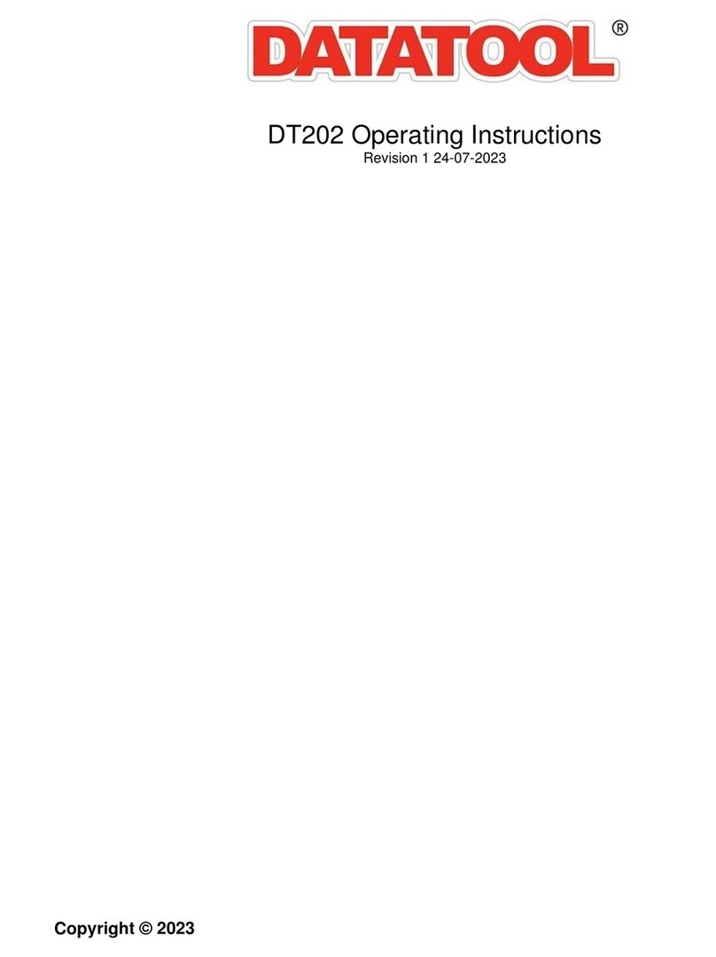 Datatool DT202 operating instructions
