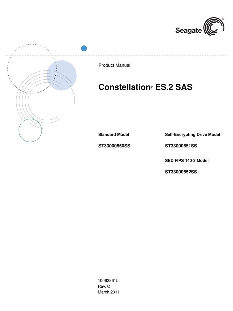 Seagate Constellation ES.2 SAS User manual