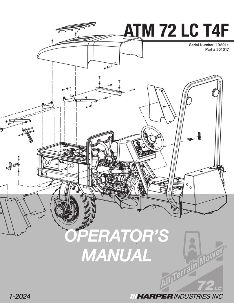 Harper ATM 72 LC T4F Operator's manual