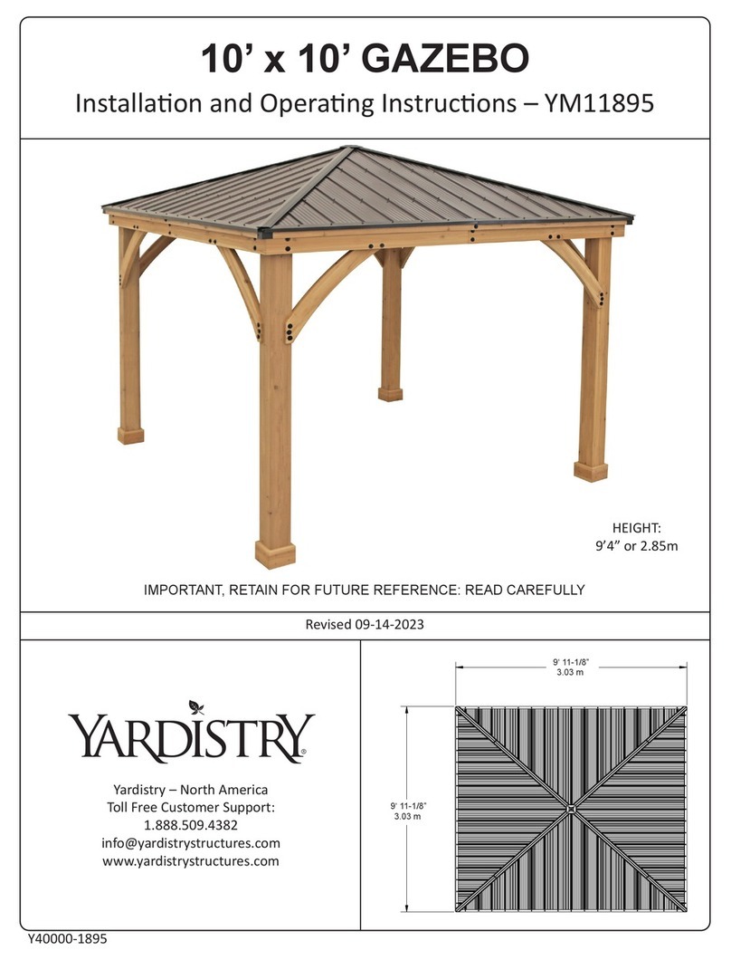 Yardistry YM11895 User manual