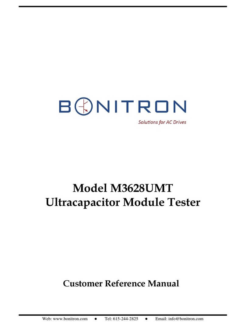 bonitron M3628UMT Customer Reference Manual