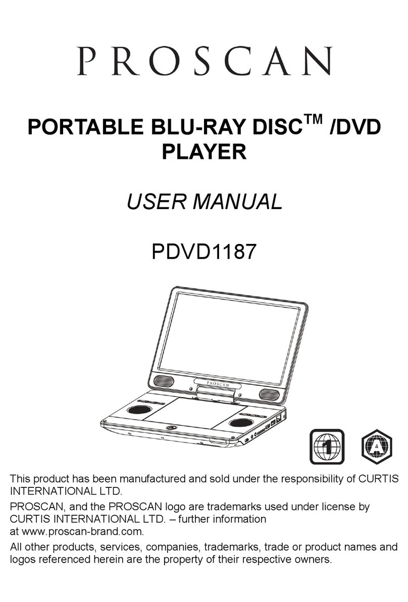 ProScan PDVD1187 user manual