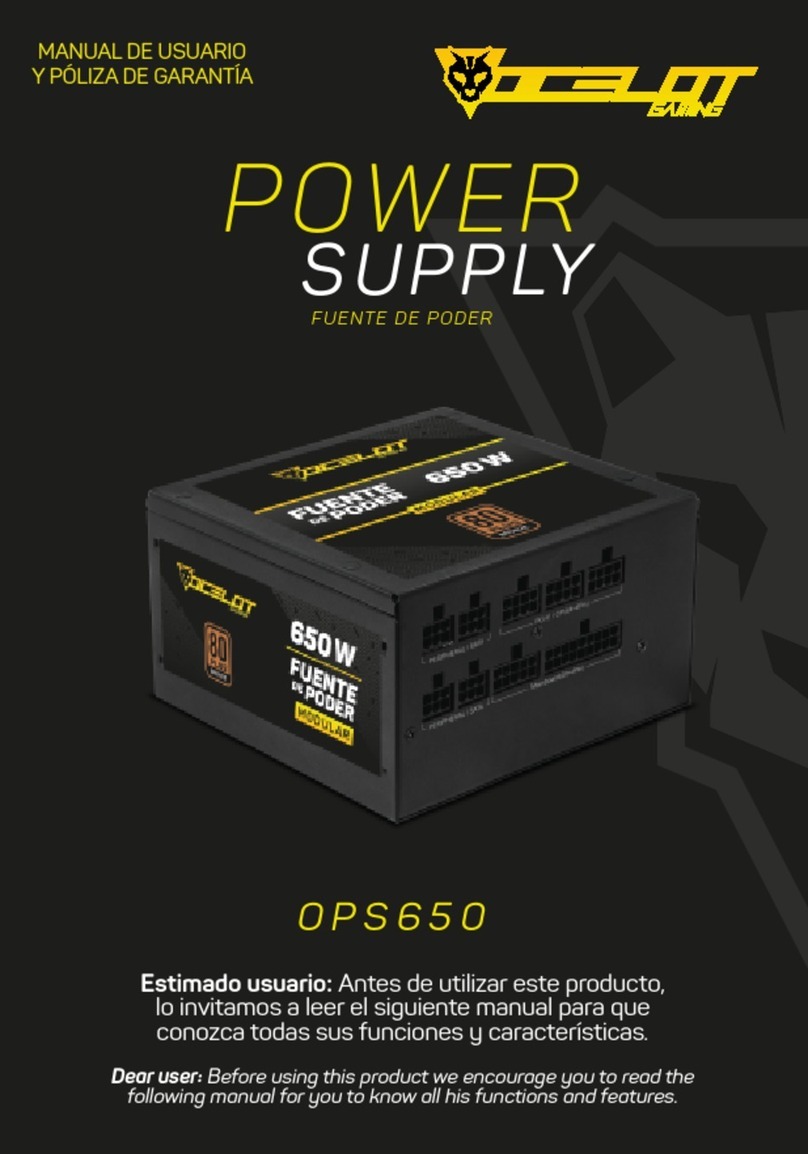 OCELOT GAMING OPS650 manual