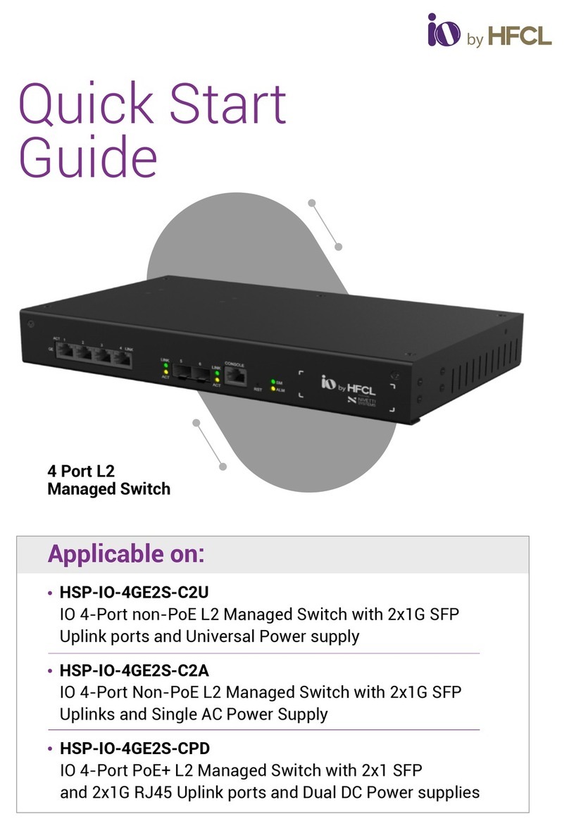 HFCL io HSP-IO-4GE2S-C2U quick start guide HFCL io HSP-IO-4GE2S-C2U quick start guide