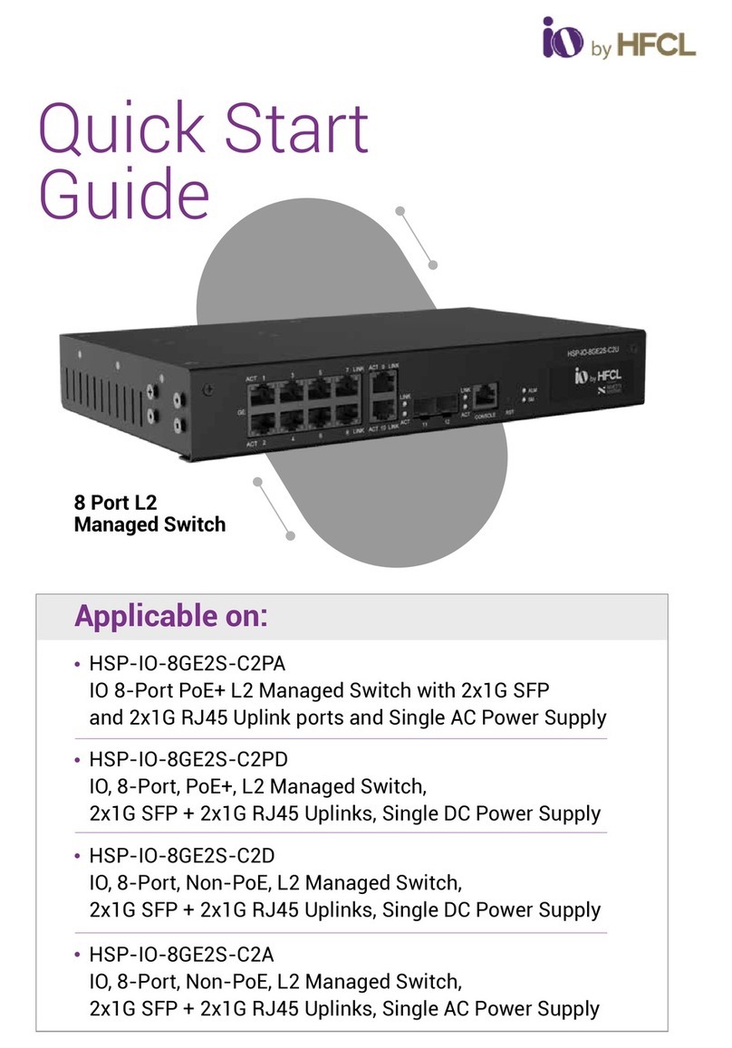 HFCL io HSP-IO-8GE2S-C2PA quick start guide