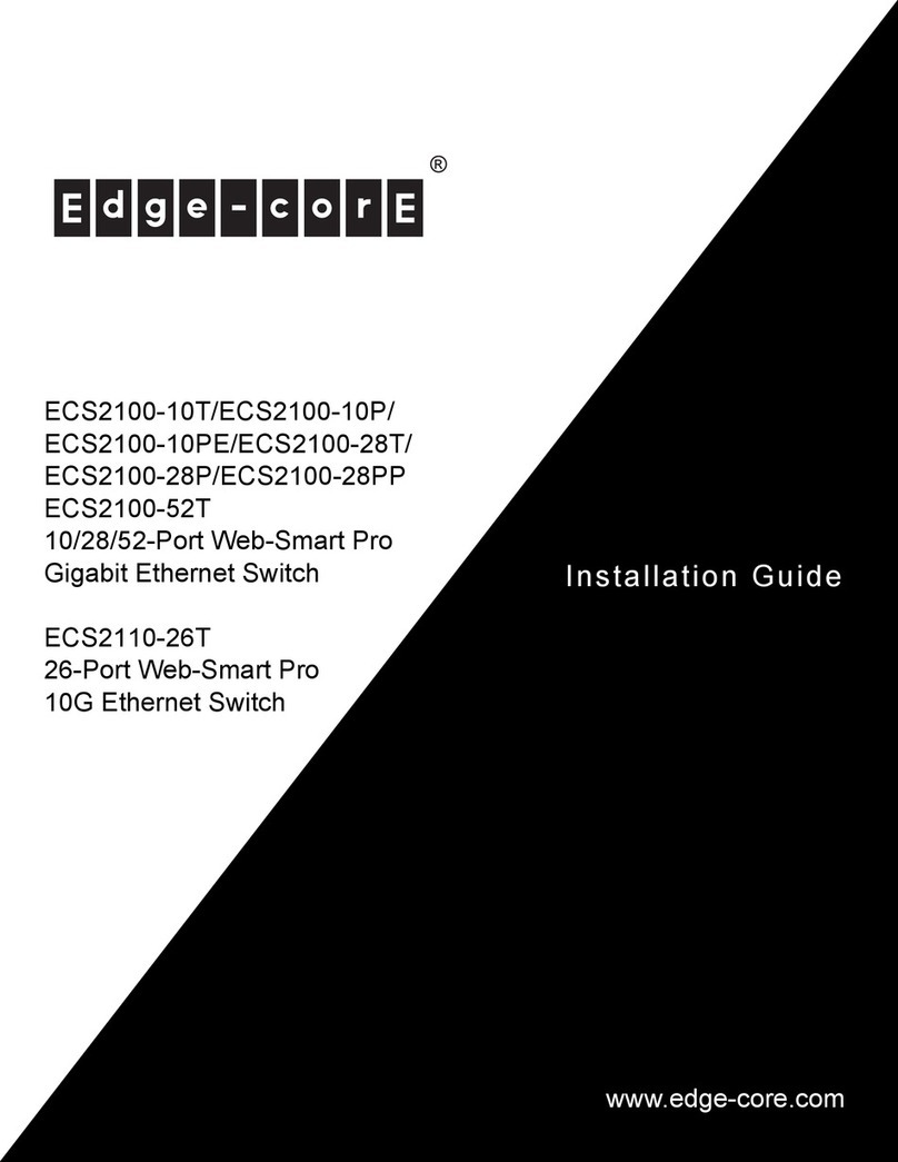 Edge-Core ECS2100-10P User manual Edge-Core ECS2100-10P User manual