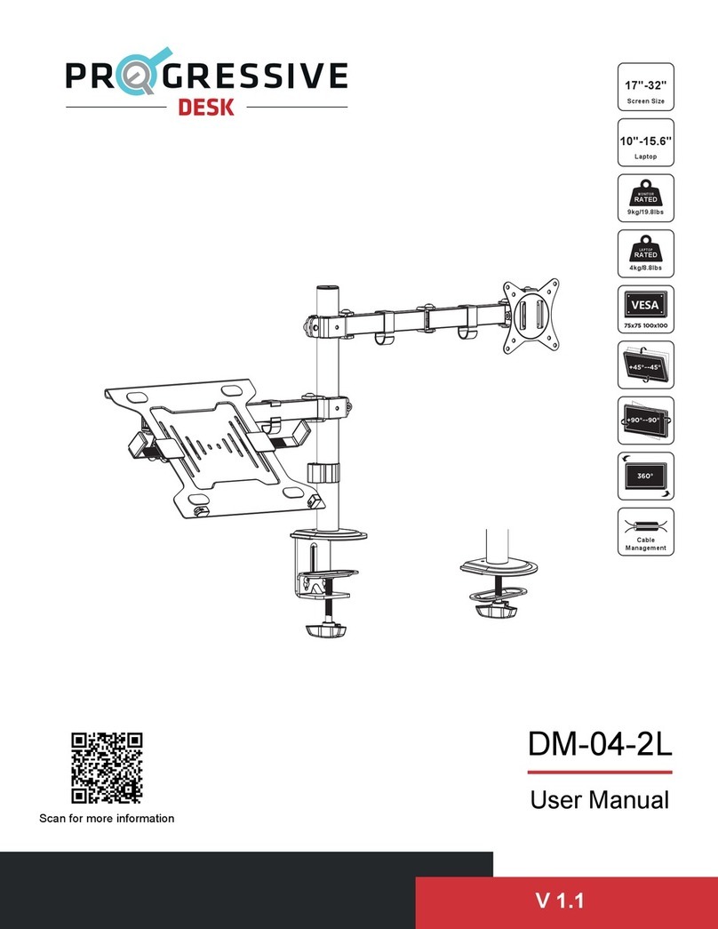 PROGRESSIVE DESK DM-04-2L User manual