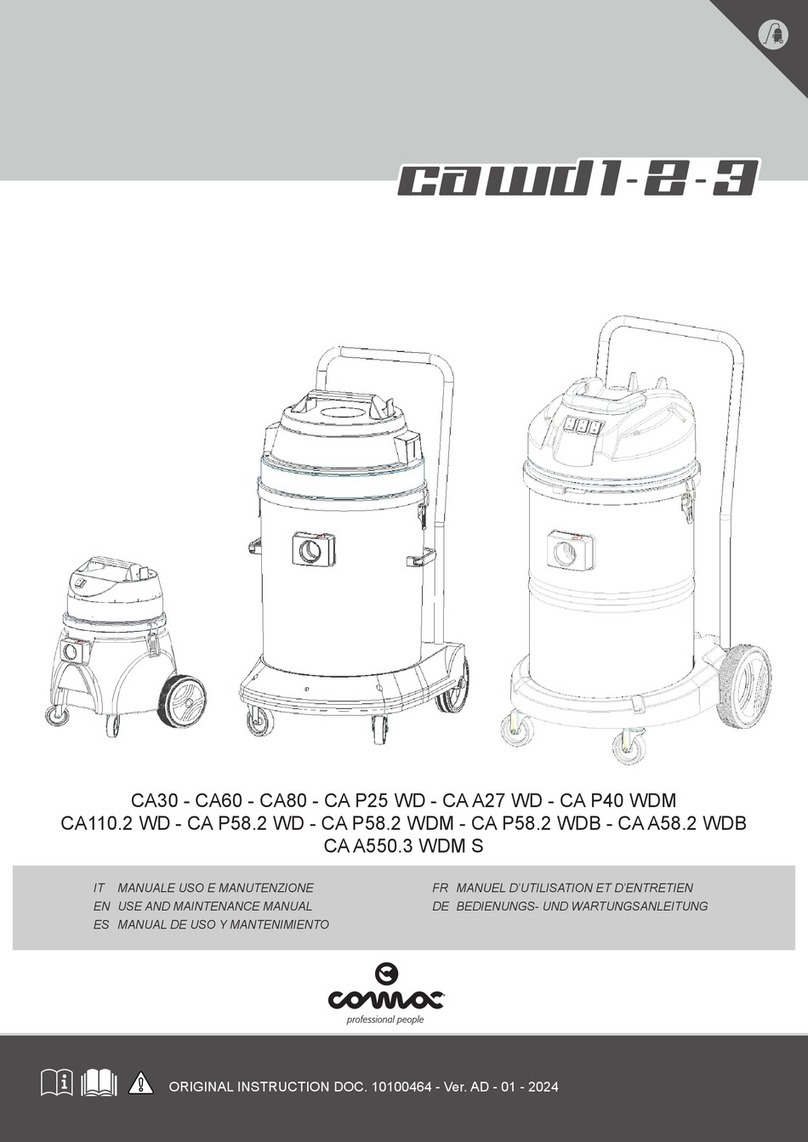 COMAC CA110.2 WD Use and maintenance manual