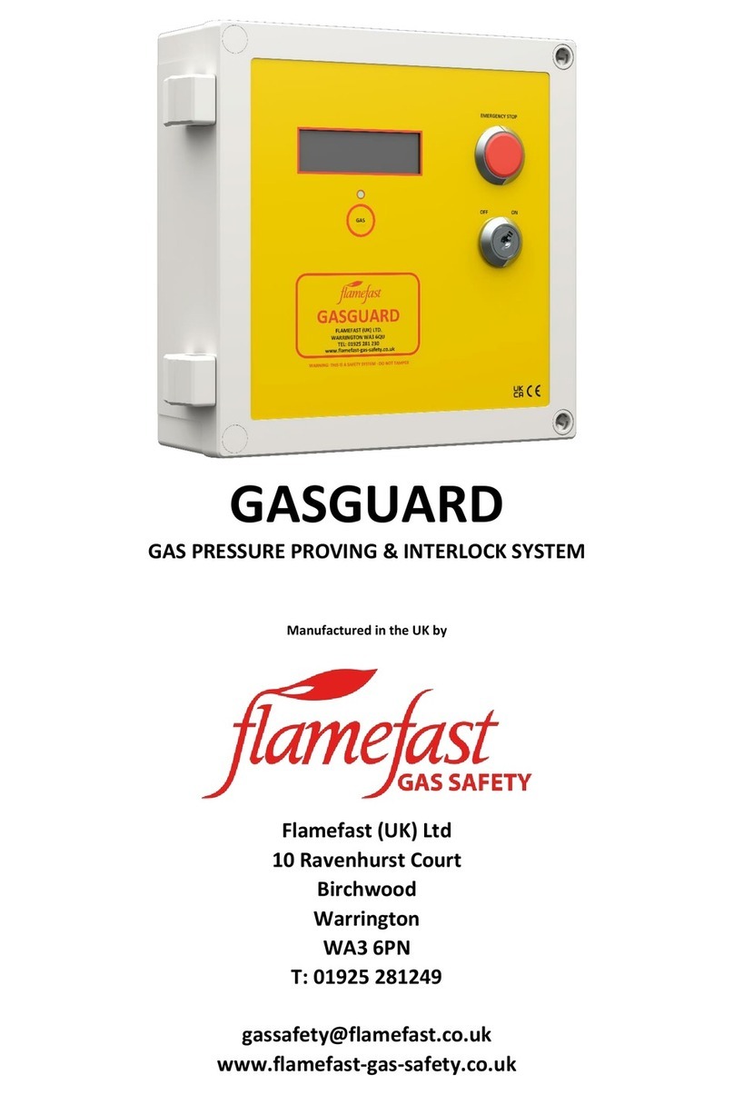 Flamefast GASGUARD quick start guide