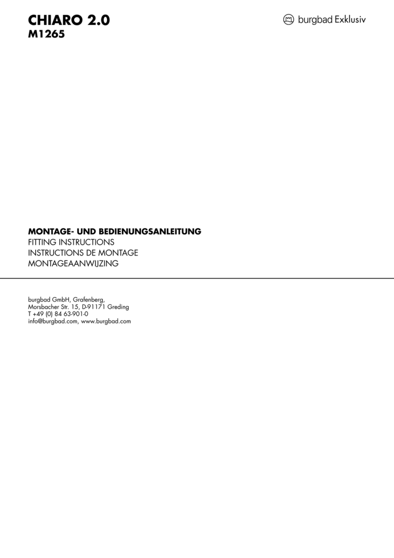 burgbad CHIARO 2.0 M1265 Fitting instructions burgbad CHIARO 2.0 M1265 Fitting instructions