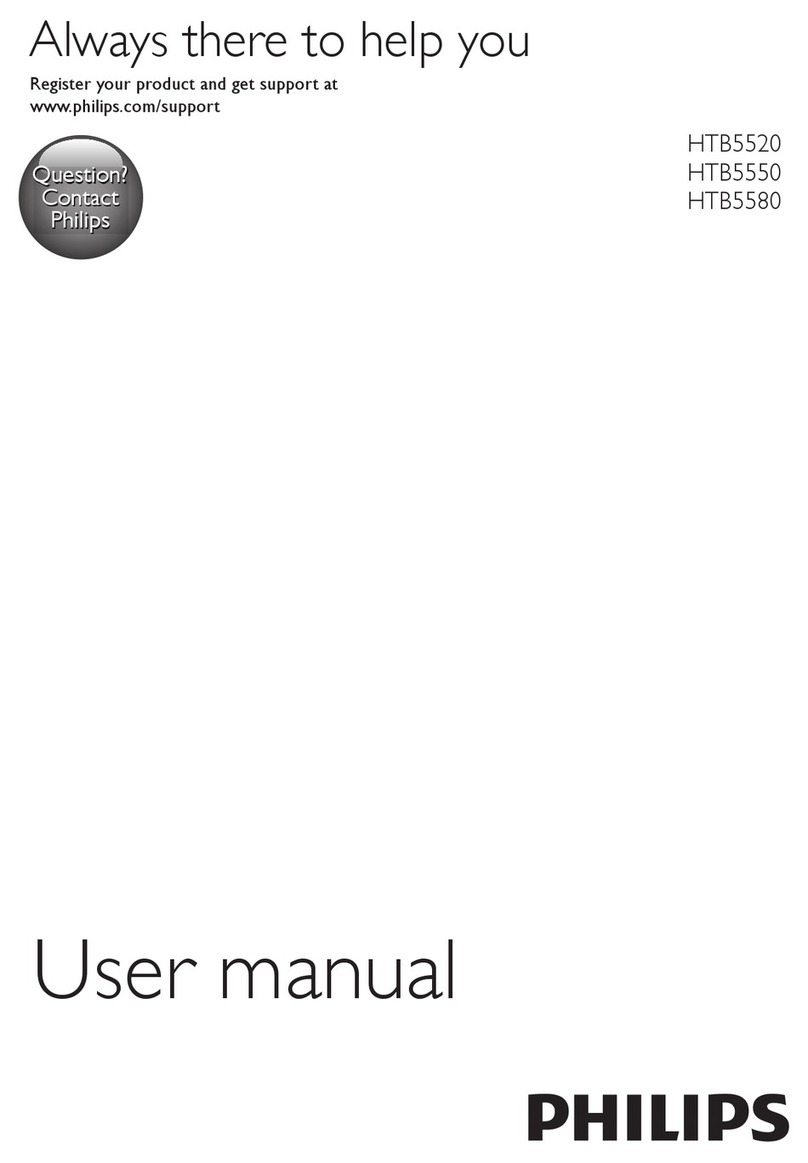 Philips HTB5580G/12 User manual