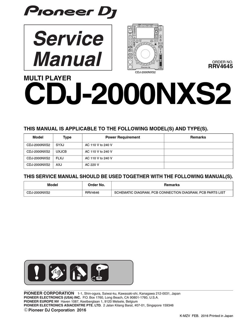 Pioneer CDJ-2000NXS2 User manual
