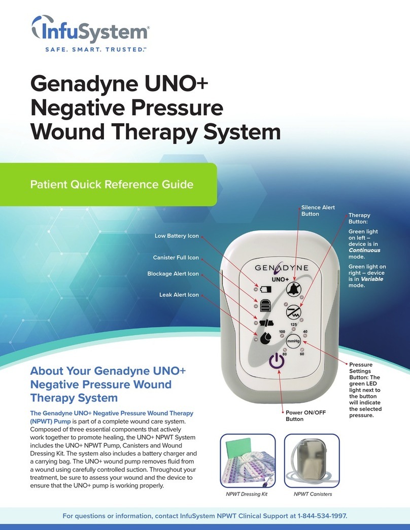 InfuSystem Genadyne UNO+ User manual