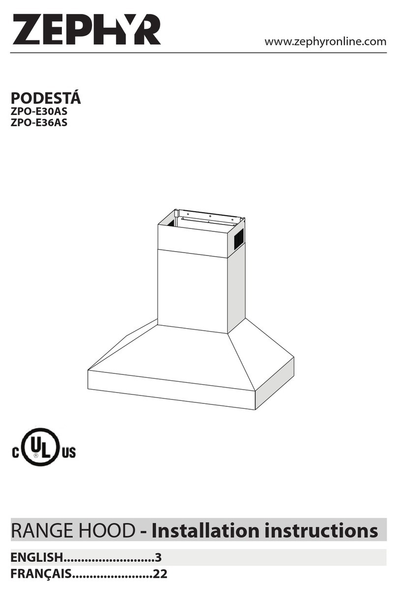 Zephyr ZPO-E30AS User manual