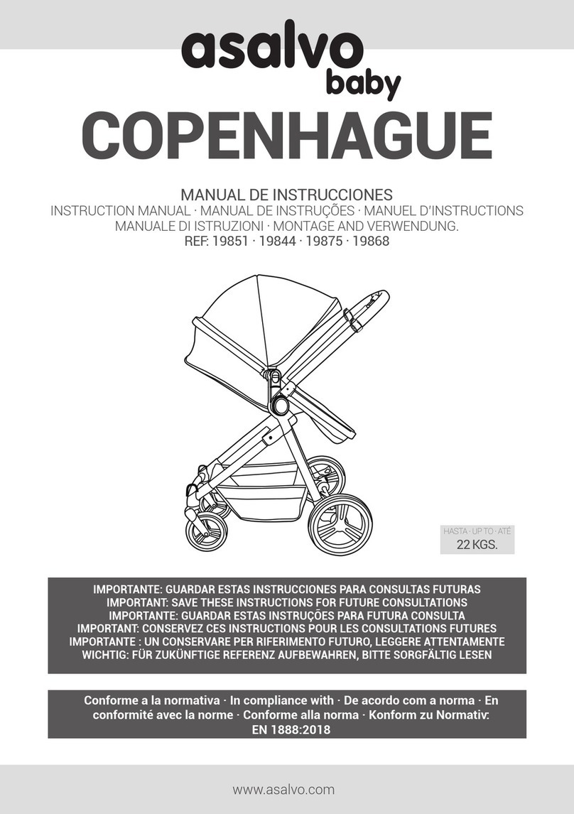 asalvo baby COPENHAGUE instruction manual