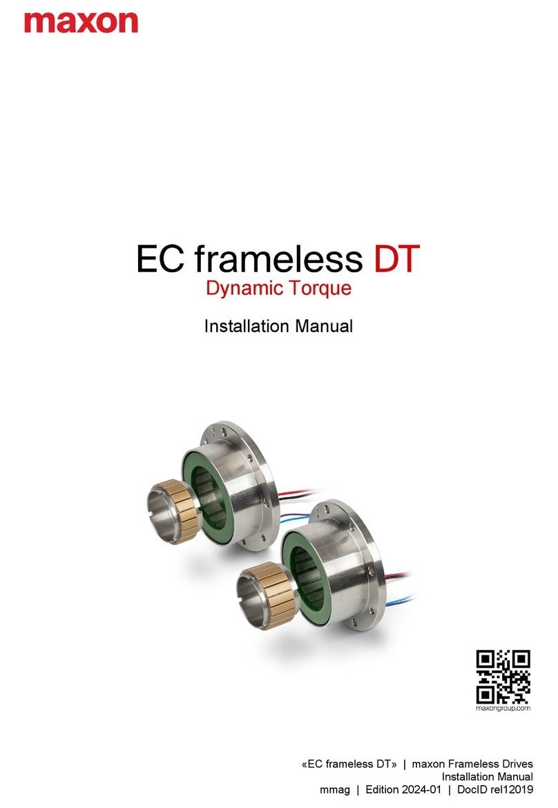Maxon EC frameless DT installation manual
