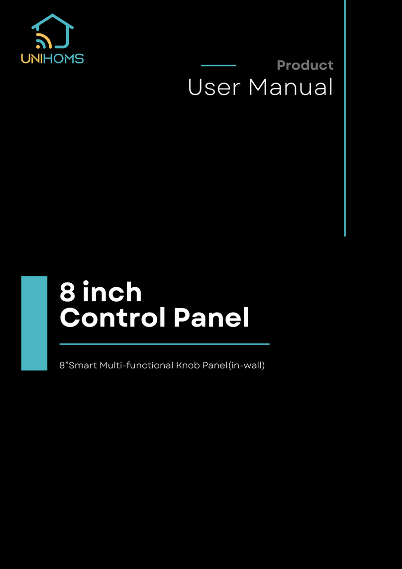 UNIHOMS T8E Operational manual