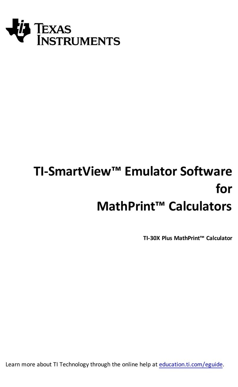 Texas Instruments MathPrint TI-30X Plus User manual Texas Instruments MathPrint TI-30X Plus User manual