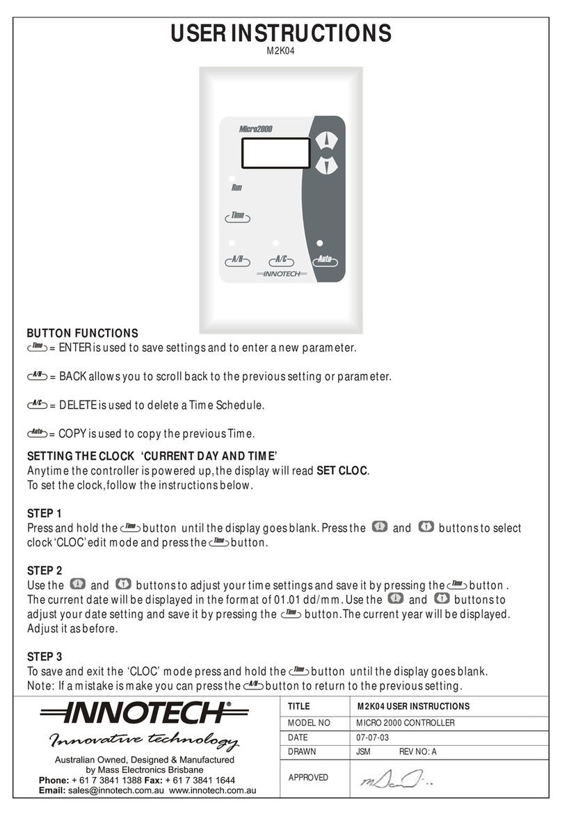 Innotech M2K04 User instructions