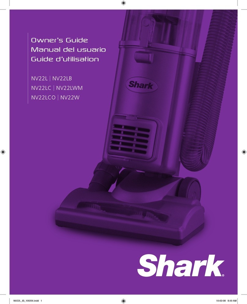 Shark NV22 User manual