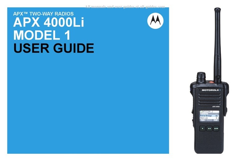 Motorola APX 400Li 1 User manual