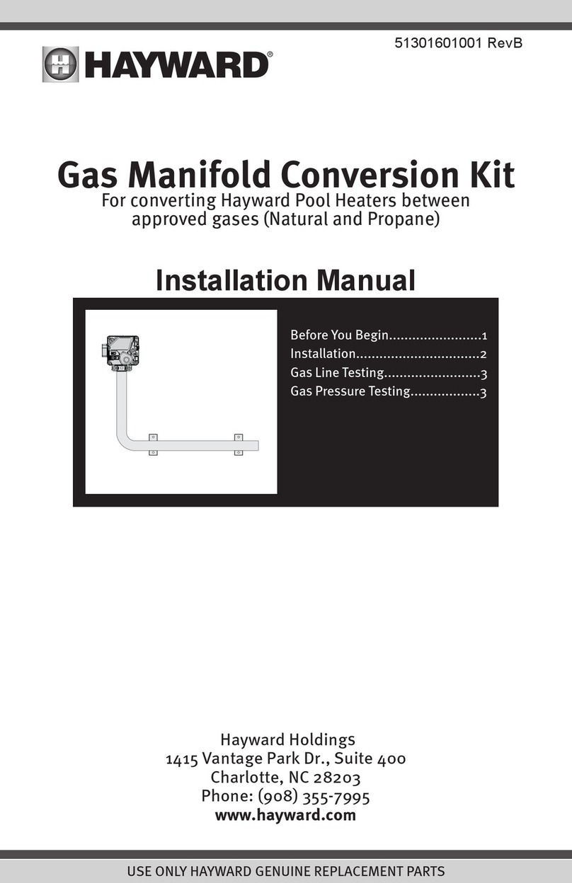 Hayward FDXLGCKW135NP installation manual