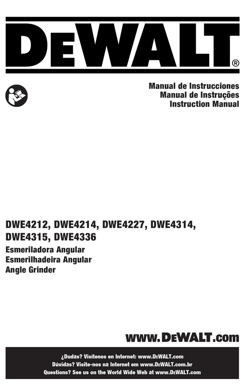 DeWalt DWE4212 instruction manual