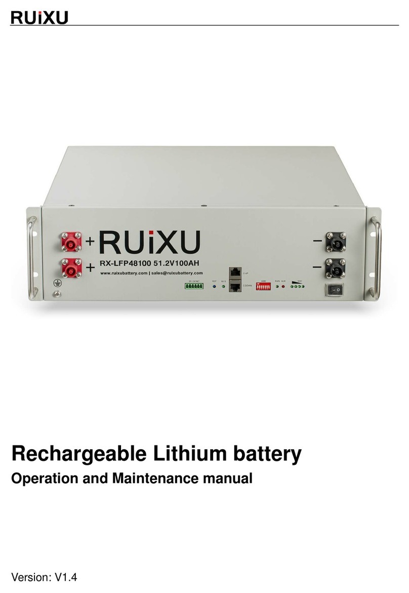 RUiXU RX-LFP48100-H Operation and maintenance manual