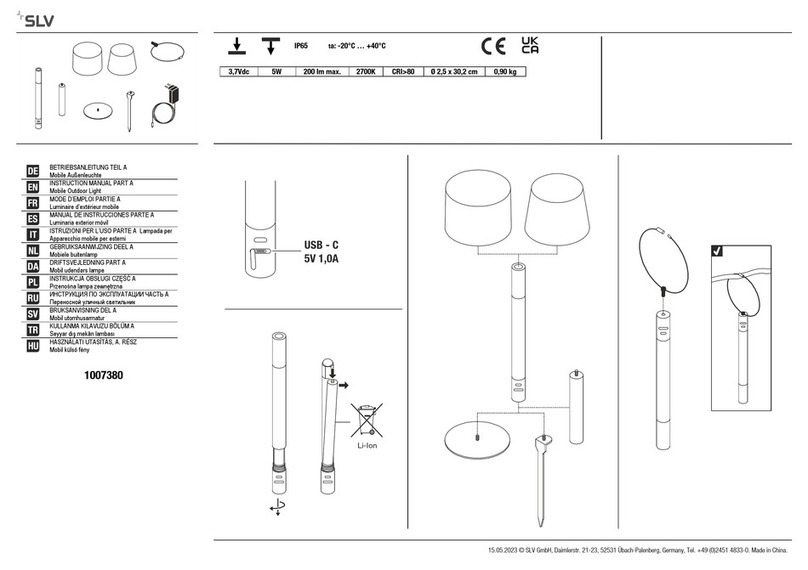 SLV TAHA 1007380 instruction manual