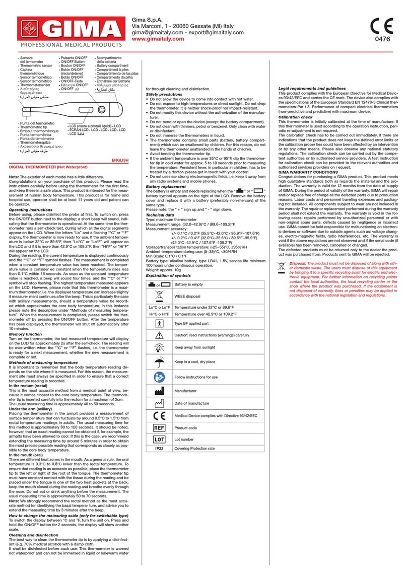Gima 25560 User manual