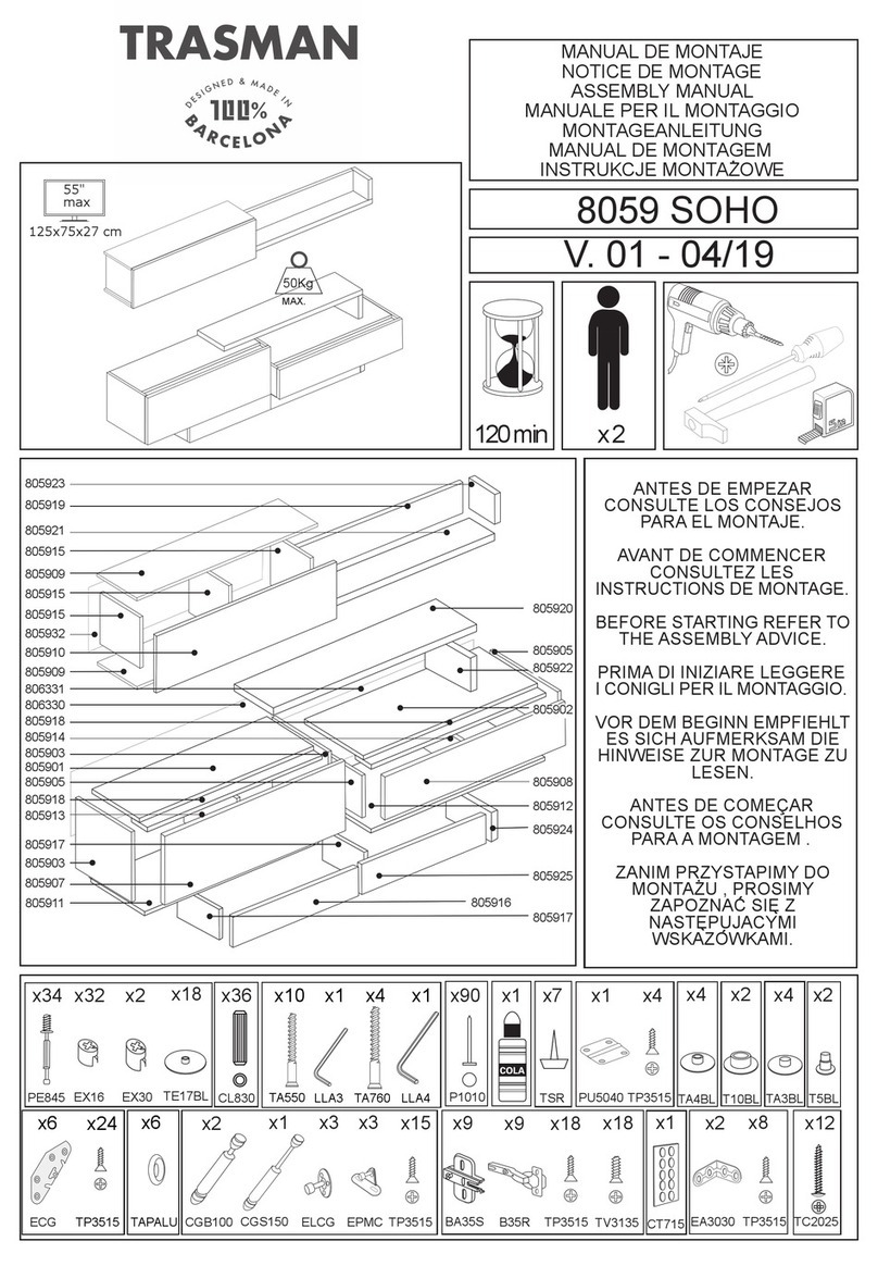 Trasman SOHO 8059 Assembly manual