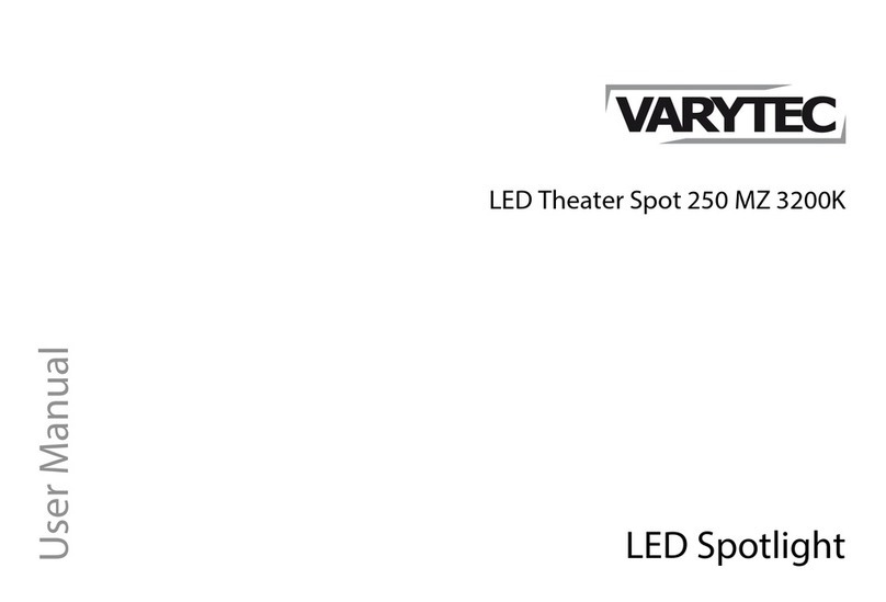 thomann VARYTEC LED Theater Spot 250 MZ 3200K user manual