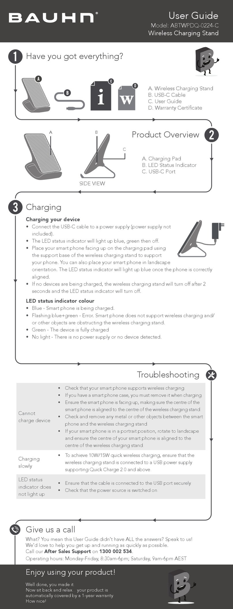 Bauhn ABTWPDQ-0224-C user guide