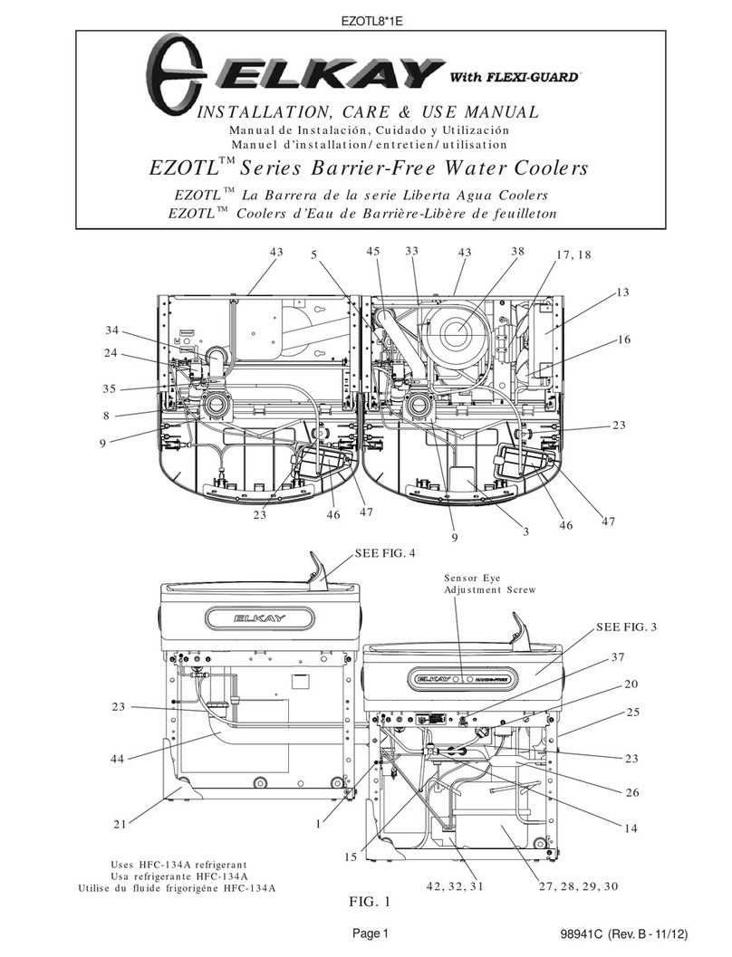 Elkay EZOTL Series Installation manual