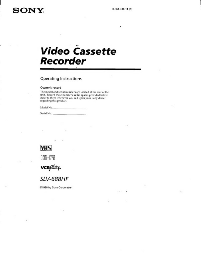 Sony VCRplus+ SLV-688HF User manual