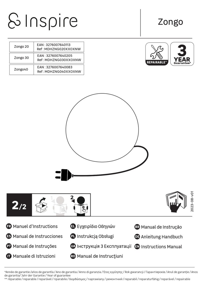 Inspire Zongo instruction manual
