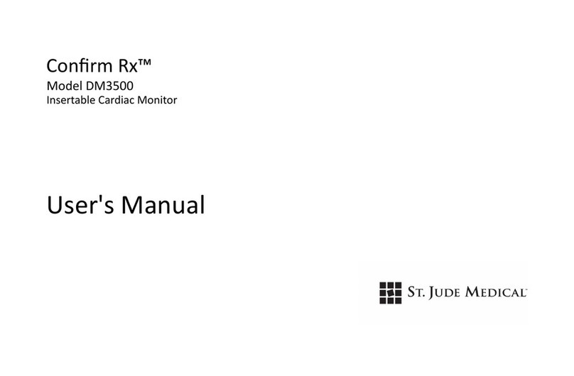 St. Jude Medical Confirm Rx DM3500 user manual