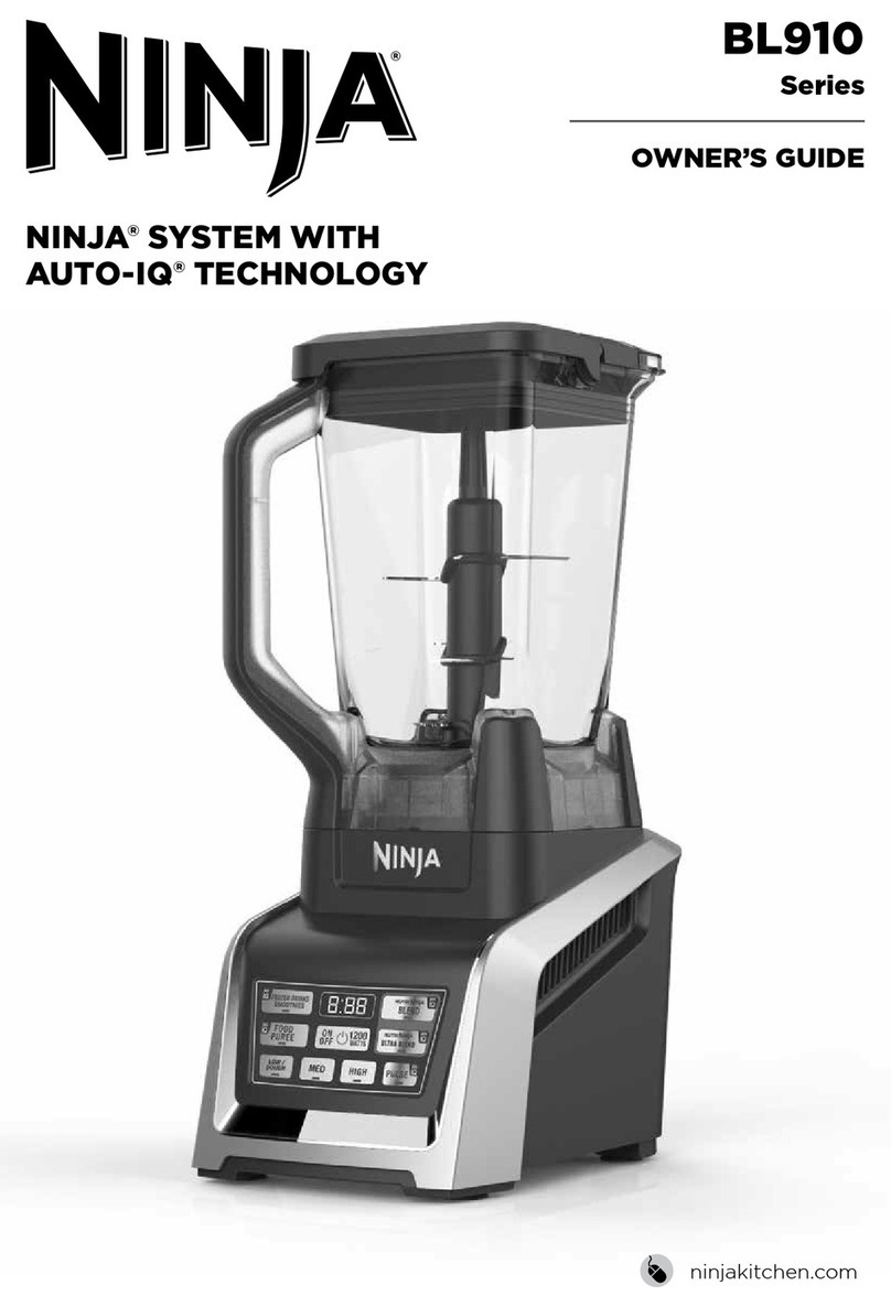 Shark NINJA BL910 Series owner's guide