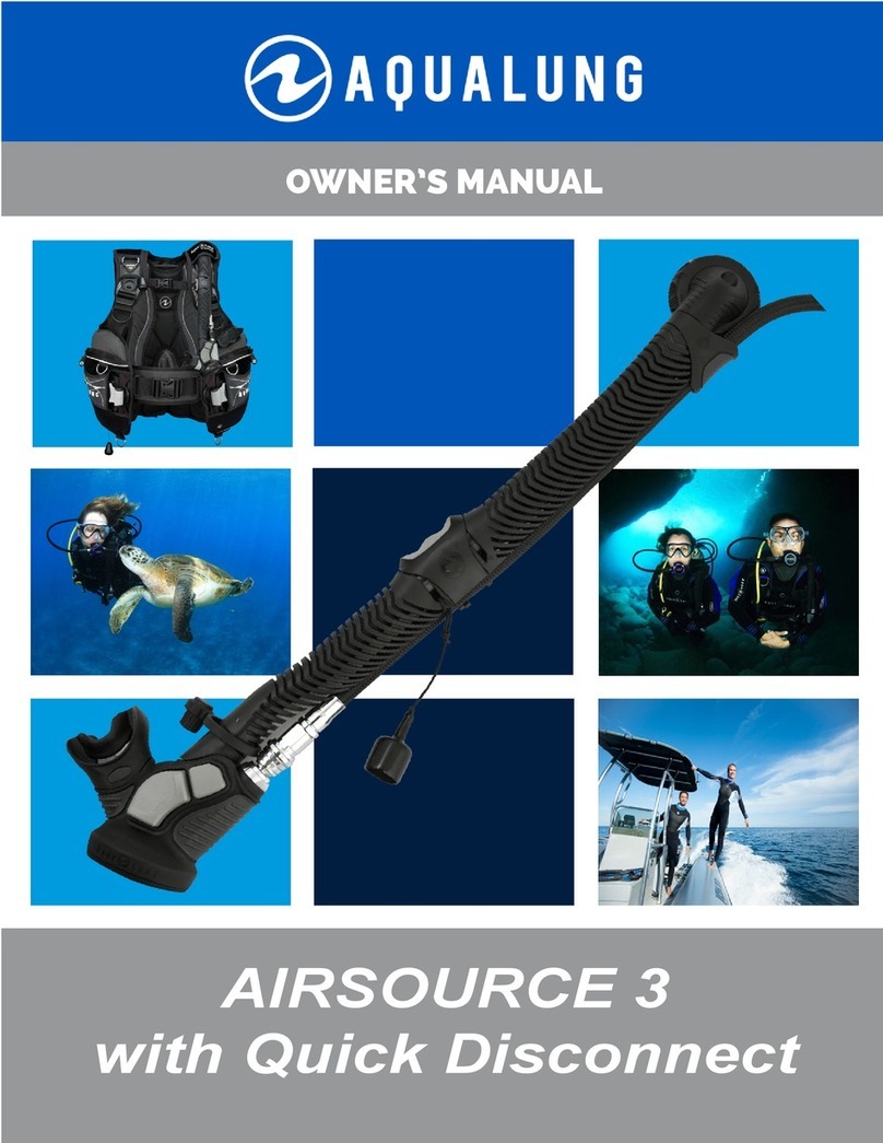 Aqua Lung AIRSOURCE 3 owner's manual