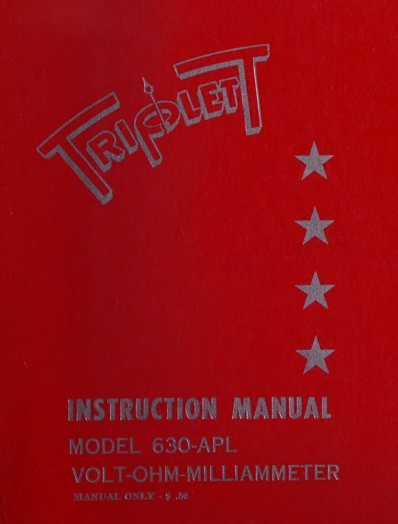Triplett 630-APL instruction manual