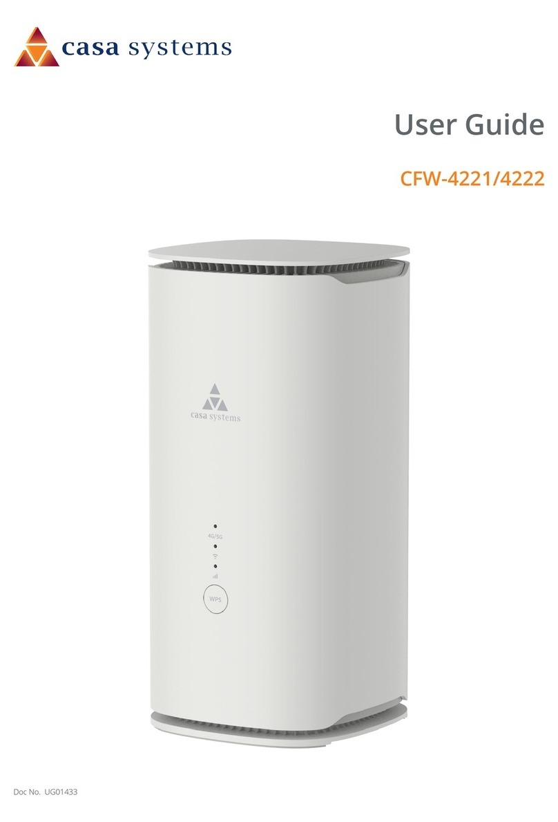 Casa Systems CFW-4221 user guide