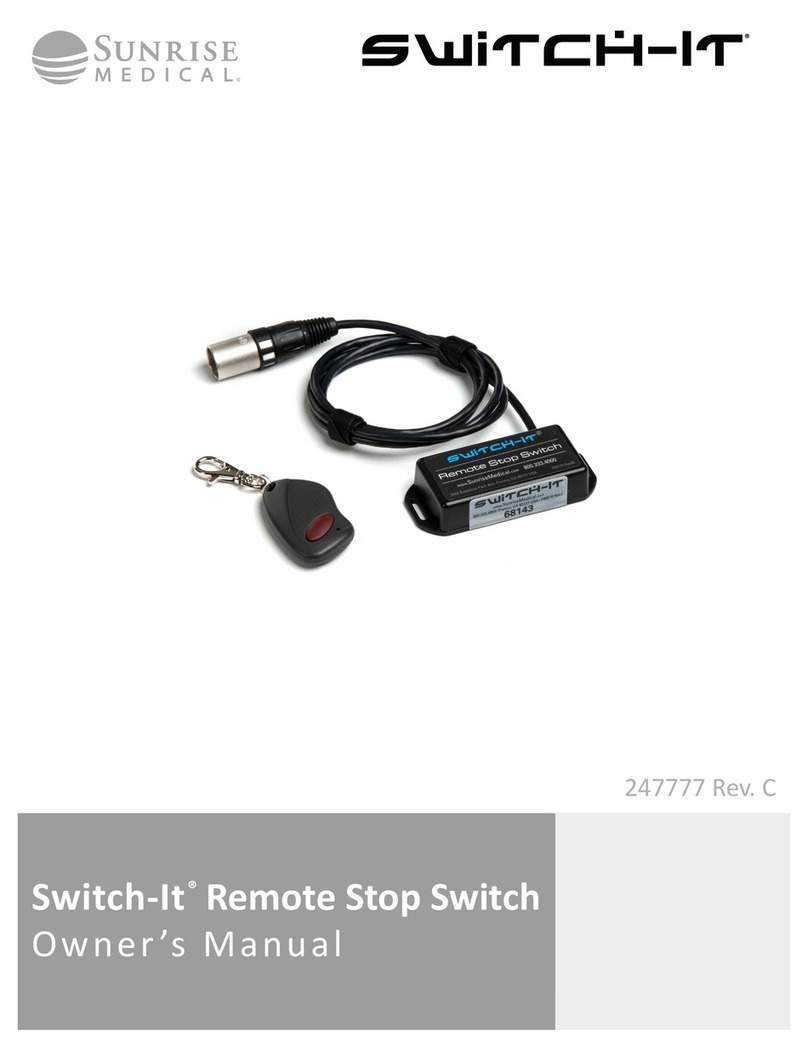 Sunrise Medical SWITCH-IT 68143 owner's manual