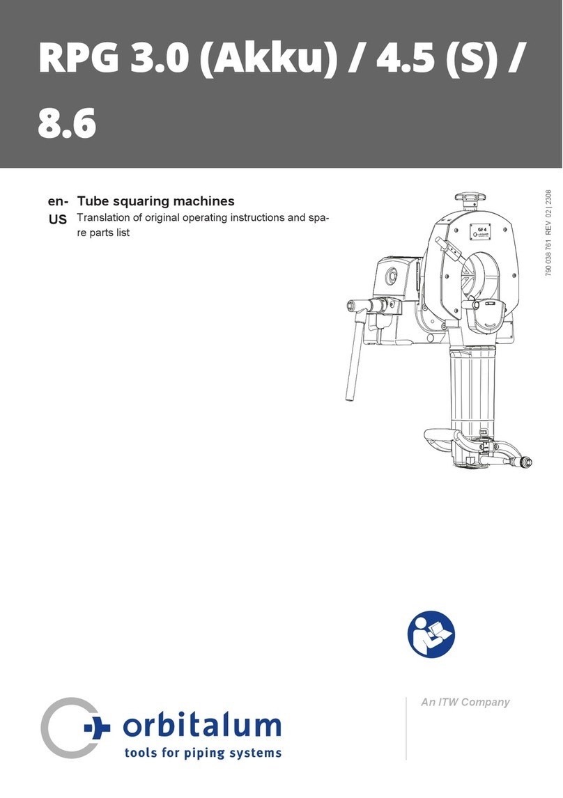 Orbitalum RPG 3.0 Translation of original operating instructions