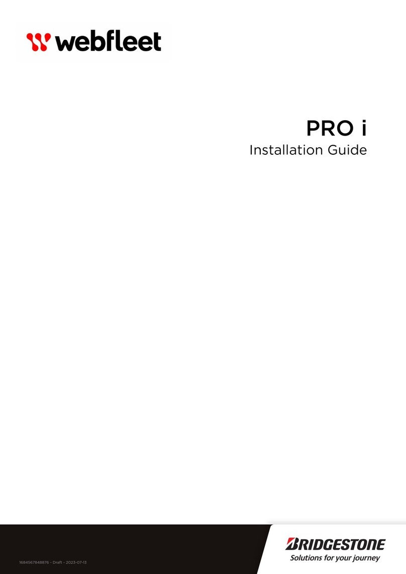 Bridgestone webfleet PRO i User manual