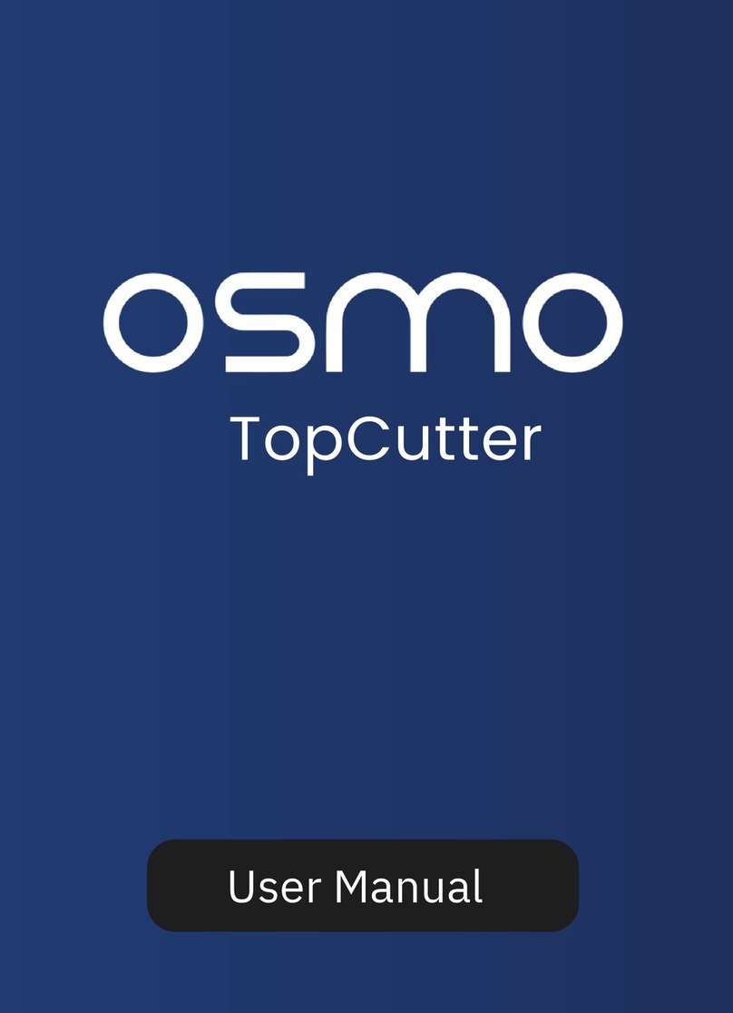 Osmo TopCutter User manual