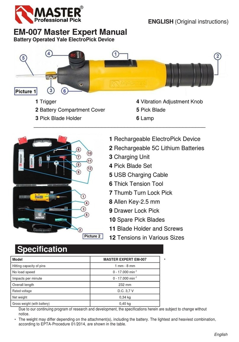 Master EM-007 User manual